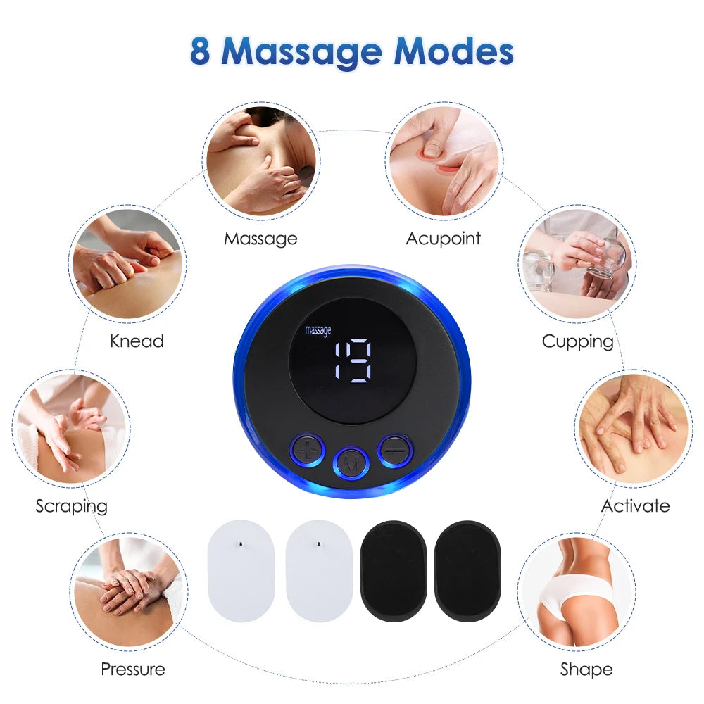Mini-Puls-Massagegerät Elektrische Fernbedienung 8 Modus 19