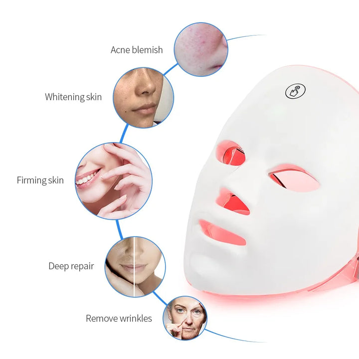 LED Gesichtsmaske Photon Therapie Maske